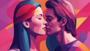 Ilustración Abstracta de una Pareja ilustrasuralq