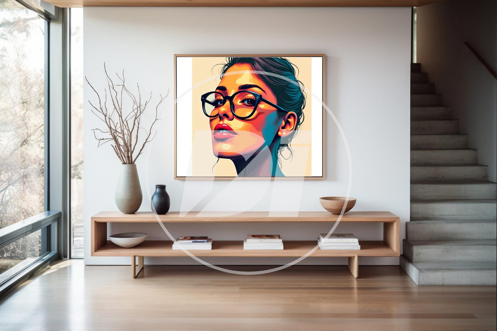 Ilustración de Perfil con Estilo y Gafas Oscuras - Imagen 2