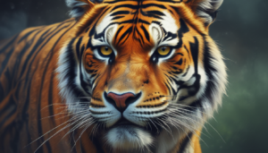 Majestuoso Tigre en Primer Plano ilustrasuralq