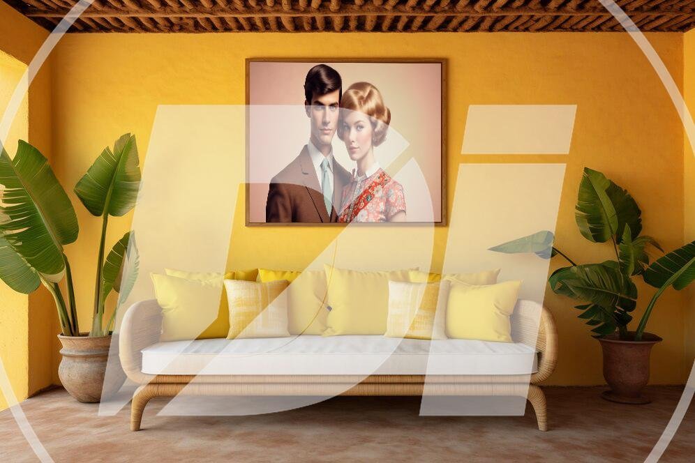 Retrato de Pareja con Moda de Época - Imagen 2
