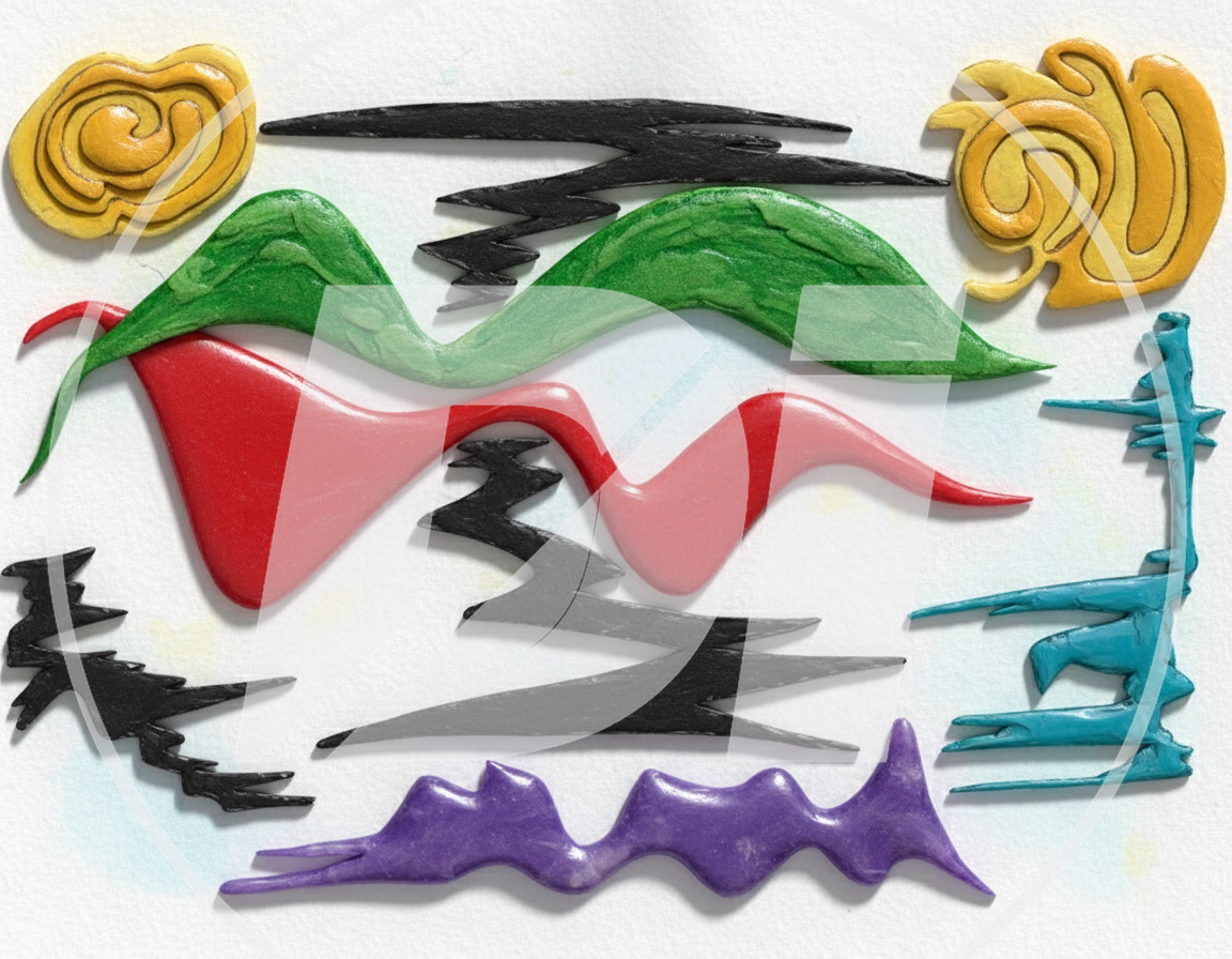Dibujo abstracto Elemental