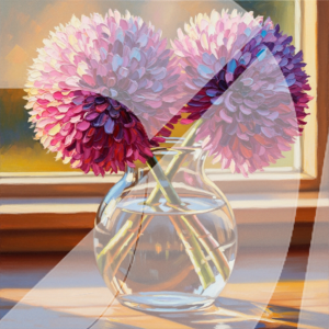 Flores al Óleo Clásico