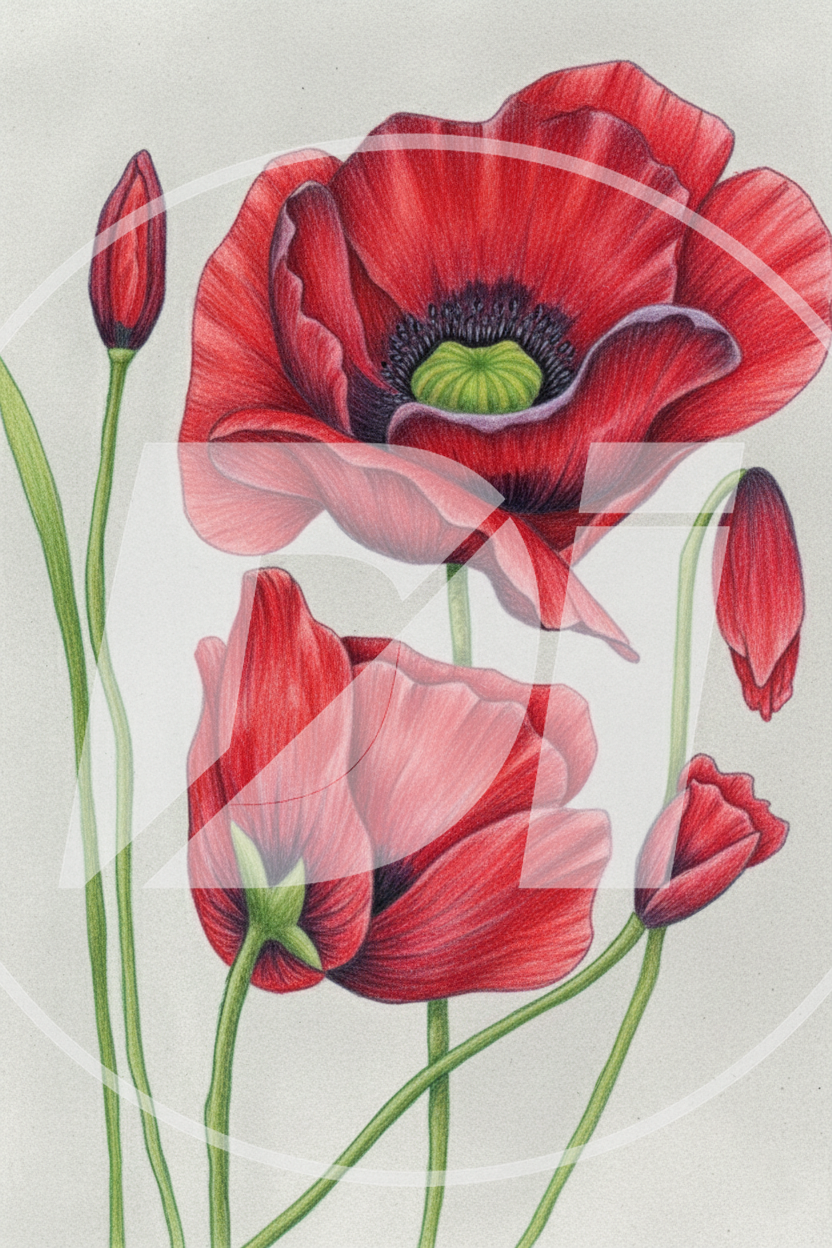Flores rojas