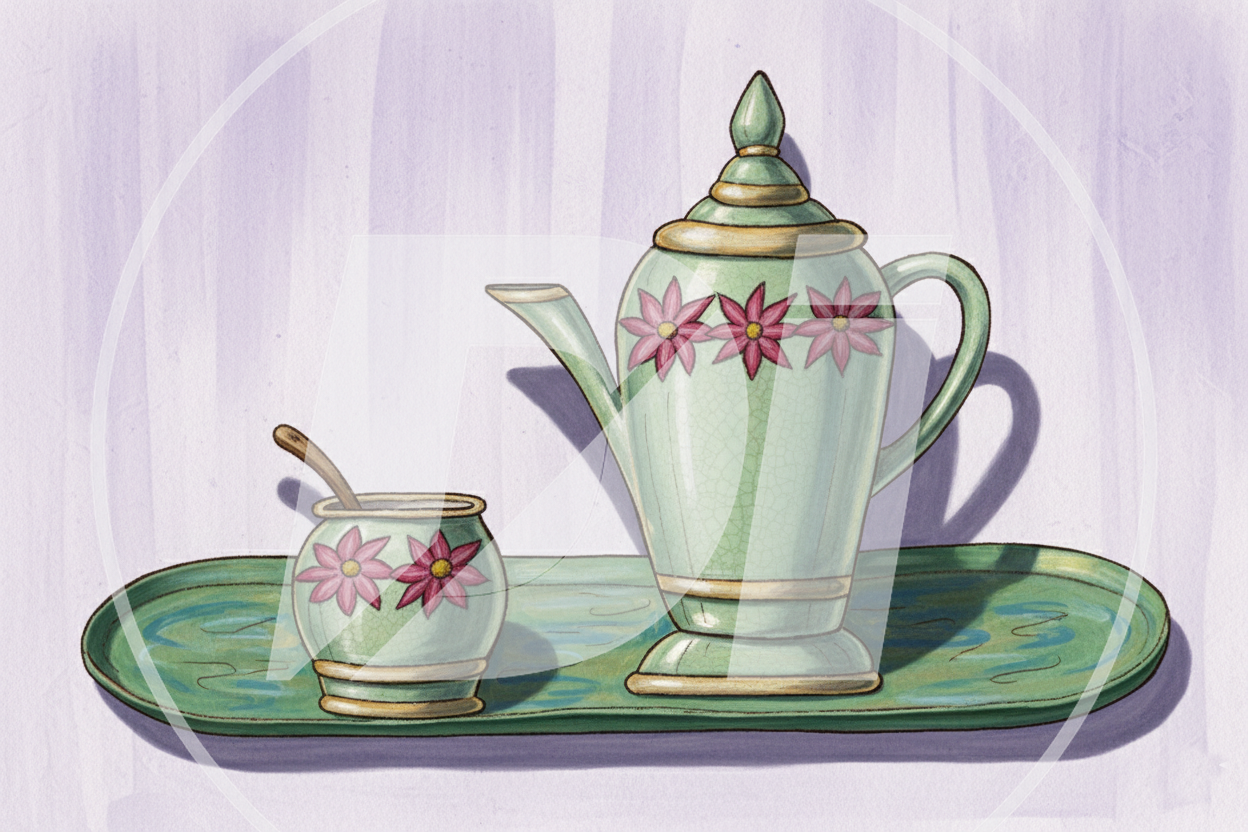 Juego de Té Vintage