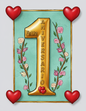 Primer aniversario de boda