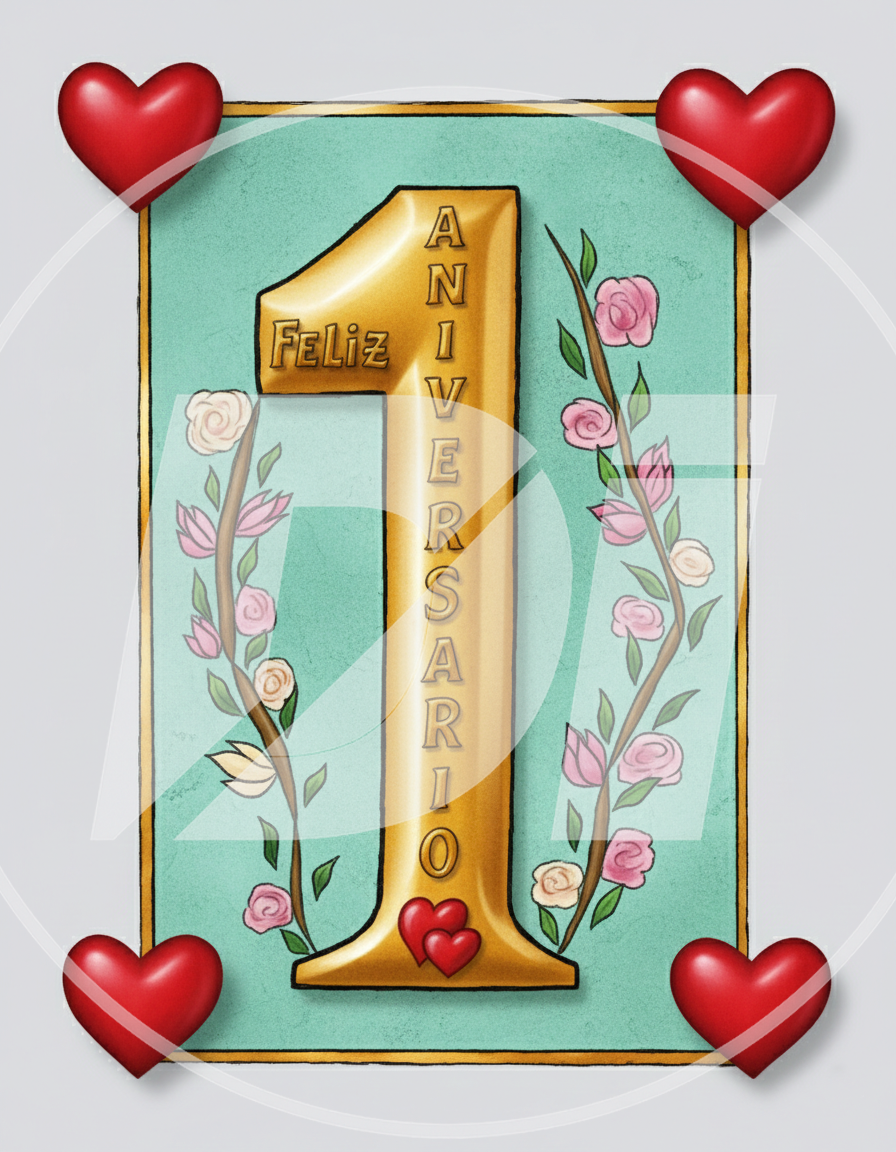 Primer aniversario de boda