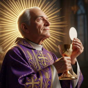 Sacerdote hiperrealista 8k