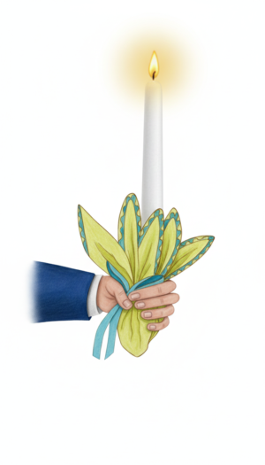 Vela en mano