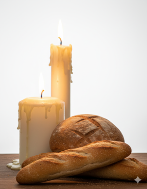 Velas y pan