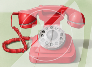 Telefono Rojo Retro di